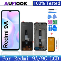 6.53" For Redmi 9A LCD Display M2006C3LG Touch Screen Digitizer For Redmi 9A 9C LCD Display M2006C3MG M2004C3L Replacement Parts
