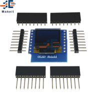 Mini 0.66 Inch 64X48 OLED Shield for WeMos D1 IIC/I2C MINI ESP32 Oled Module 3.3V 0.66" LCD Screen for Arduino AVR STM32