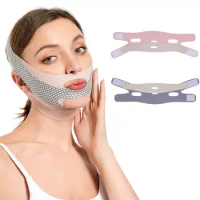 Face Lifting Tape Reusable V Line Mask Facial Slimming Strap Elastic Bandage for Facial Lifting Beauty Tools Double Chin Re D6D6