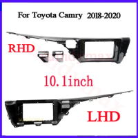 10.1inch Android 2din Car Radio Fascia for Toyota camry 2018-2020 Auto Stereo Audio Player DVD Panel Dash Kit Frame Bezel Facepl