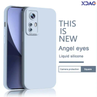 Angel Eye Phone Case for Xiaomi 12 12S Pro Ultra Lite NE 12X Dimensity Liquid Silicone Mi12 12Pro 12SPro 12Lite NE 5G Back Cover
