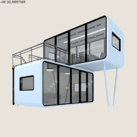 Customized space cabin office, mobile house home stay, capsule house container villa resident, apple warehouse shop, sales booth