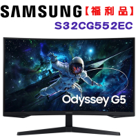 SAMSUNG 三星 ◆福利品◆ S32CG552EC G5 32吋 VA 1000R曲面電競螢幕