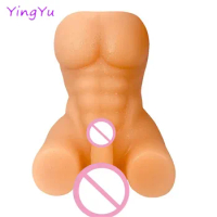 Silicone Male Body Model Gay Sex Toys Men's Butt Anal Hole Fake Penis Sex Doll Men's Masturbation Doll Anal Sex Cock Massage Toy