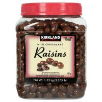 Kirkland Signature Raisins Milk Chocolate เคิร์กแลนด์ ซิกเนเจอร์ ช็อกโกแลตนม สอดไส้ลูกเกด 1.53kg.  ร