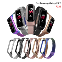 Metal Stainless Steel Band for Samsung Galaxy Fit 2 Replacement Strap Wristband For Samsung Galaxy Fit2 R220 Bracelet