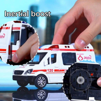 Popular Car Model Toys Ornaments Large Simulation Ambulance Collection Gift Toy Boomerang Games M7Z4