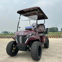CE Approved 4 Person 72V Electric Lifted Golf Car off Road Hunting Lithium Battery Golf Cart Electric 5kw/7kw Lifted Golf Carts