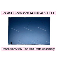 14 Inch Assembly Top Half Parts For Asus Zenbook 14 UX3402 UX3402ZA UM3402 OLED LCD Screen QHD 2880*1800 100% sRGB Display Panel