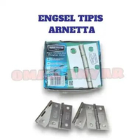 1 PASANG Engsel Kotak Hampers Souvenir SS Stainless Steel 1" & Engsel Arnetta Engsel Hampers SS 1"