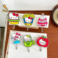 Cartoon Hello Kitty Dormitory Hook Student Dormitory Bedroom Adhesive Hook Wall Hook Super Strong Ad