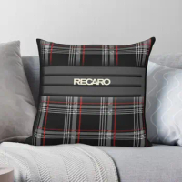Recaro Seat Upholstery Pillowcase Polyester Linen Velvet Creative Zip Decor Sofa Cushion Cover 18"