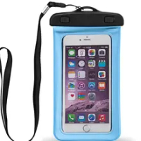 100pcs กลางแจ้งว่ายน้ำกระเป๋ากันน้ำสำหรับ iphone Samsung โทรศัพท์มือถือพร้อมสายคล้องคอ