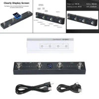 Compact amperos Control 4 Buttons Footswitch support Standard USB Bluetooth MIDI Foot Controller Volume Expression 2 in1 Pedal