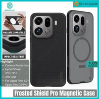 Case Oppo Find X9 / X9 Pro (5G) NILLKIN Frosted Pro Hybrid Magnetic MagSafe Casing Oppo Find X9 Blac