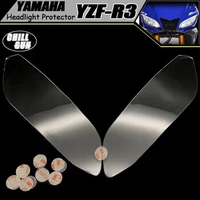 Motorcycle Accessories Acrylic Headlight Lens Protector Cover Screen Lens Guard For YZF-R3 YZF R3 2019 2020 YZFR3 2019-2020