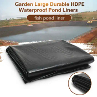 Waterproof Liner film Fish Pond Liner Garden Pools Reinforced HDPE Heavy Duty Guaranty Landscaping Pool Pond 0.5X1M /1.5X1.5M