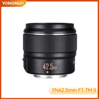 Yongnuo YN42.5mm F1.7 II STM 42.5MM Camera-Lens Second Generation Panasonic Olympus M4/3 Port Micro Single Autofocus Lens