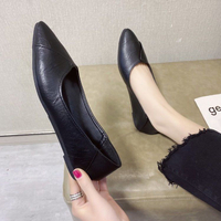 一字带高跟鞋女细跟2025新款春夏百搭仙女风尖头单鞋女3cm低跟鞋A character with high heels womens thin heel 2025 new sprin