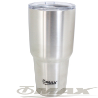 omax雙層304不銹鋼超大保冰保溫酷冰杯-2入+茶包袋170入(2包裝)