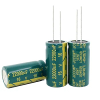 10pcs/lot 16V 22000UF 18*35mm high frequency low impedance aluminum electrolytic capacitor 22000uf 16v