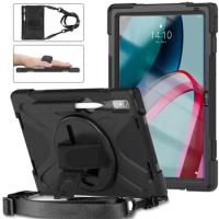 For Lenovo Tab P11 Pro (2nd Gen) Case, Shockproof Kids Protection Cover for Lenovo TB-132FU 138FC Kickstand Neck Strap