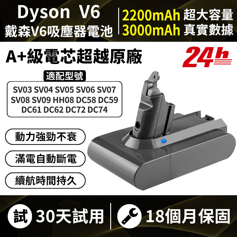 Dyson V6 電池HH08的價格推薦- 2023年9月| 比價比個夠BigGo