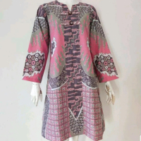 Tunik Saida / Tunik Batik full trikot / batik solo sragenan / dress batik / tunik batik belvya / bat