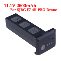 F7 Drone Battery 11.1V 2600mAh Battery For SJRC F7 4K Pro Brushless 5G Wifi PFV Drone Accessories Parts