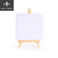 Artists DIY Drawing 4 Inch Mini Easel Mini Canvas Set Painting