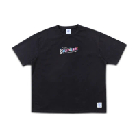 【富邦悍將】繽紛LOGO oversized TEE(深灰_S-M)