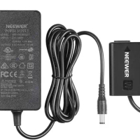 Neewer AC Power Supply Adapter and DC Coupler Dummy Battery Charger Kit Replace NP-FW50 Battery for Sony A7/A7II/7RII/6100/NEX3