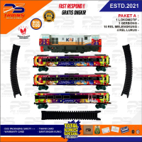 [ MESIN ] MAINAN KERETA API REPLIKA [CC206  RANGKAIAN IDUL FITRI 2026] Miniatur Asli Kayu Dinamo Had