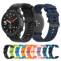 20mm 22mm Silicone Strap For Huami Amazfit GTR 42mm 47mm GTR GTS 4/3/2 Smart Watch Band for Xiaomi Watch Color 2