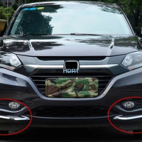 For Honda HR-V HRV Vezel 2014-2018 ABS Chrome Front Bumper Corner Cover Trim Garnish Protector Decorative Accessories