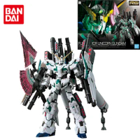 Bandai Original Gundam Model Kit Anime Figure RG 1/144 FULL ARMOR UNICORN GUNDAM Action Figures Toys Gifts for Children