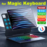 For iPad Air 4 Air 5 Case Magic Keyboard For iPad 10th Generation Pro 11 inch Cover iPad Accessories Backlight Keyboard Case