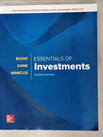 【書寶二手書T9／大學商學_JDB】Essentials of Investments (ISE)_Zvi Bodie