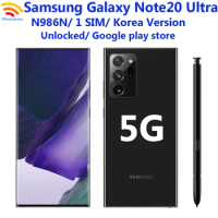 Samsung Galaxy Note20 Ultra 5G 6.9" Note20U 12GB RAM 256GB Korea Version N986N NFC Snapdragon Original Unlocked Cell Phone