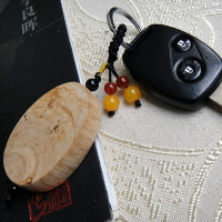 馬來西亞沉香木雕手把件黃線斑 奔馳寶馬汽車鑰匙扣沉香鎖匙圈