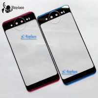 Red / Blue 6.4 inch For BBK Vivo Nex Dual Display Edition / NEX 2 Back Battery Cover Door Housing case Rear Glass parts