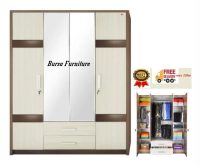 Lemari Pakaian 4 Pintu + Cermin Activ Premio LP401