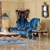 KT188- good quality wholesale italian sofa furniture royal hand carved wooden sofa vintage fabric living room sofa old