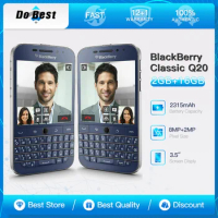 Original BlackBerry Q20 4G LTE Mobile Phone 95%New 3.5" 2GB RAM 16G ROM 8MP+2MP Camera WiFi BlackBerryOS Smartphone
