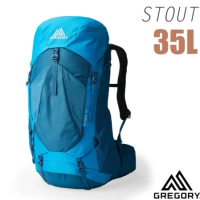 【GREGORY】STOUT 35 男款專業健行登山背包35L/149374-A267 界限藍