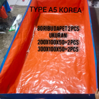 TERPAL KOLAM 80 RIBU 2PCS TYPE A5