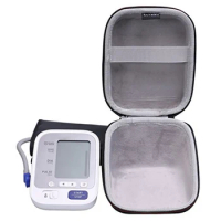 1 Pcs EVA Hard Case For Upper Arm Blood Pressure Monitor Portable Travel Carrying Protective Bag Storage Case