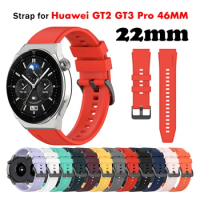 22mm Soft Silicone Strap For Huawei Watch GT 2 GT 3 Pro Smart Watch Band Official Bracelet for Huawei GT 2 Pro GT3 46mm Correa