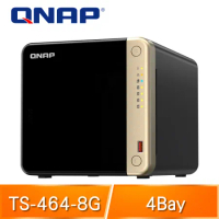 QNAP 威聯通 TS-464-8G 4Bay NAS 網路儲存伺服器