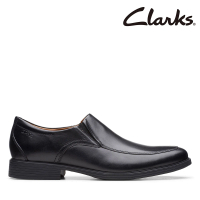 【Clarks】男鞋 Whiddon Step 寬楦設計套入紳士鞋 皮鞋(CLM52916D)